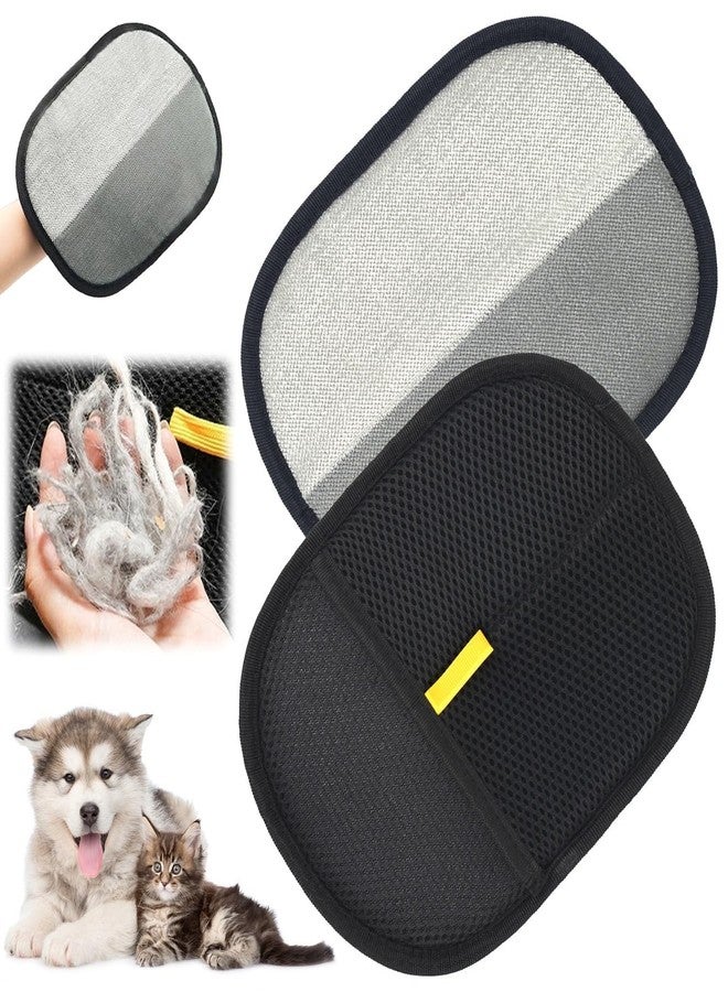DECSTY Lint Hair Remover Gloves, Reusable Cat & Dog Grooming Gloves, Self Clothes Lynch Hair Remover for Couch, Furniture, Carpet, Sofa, Car Seets, Upgraded Efficient Animal Fur Removal Tool - Image 1